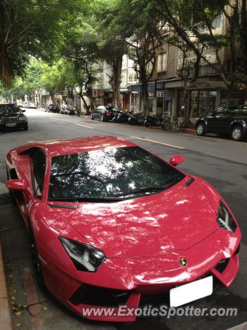 Lamborghini Aventador spotted in Taipei, Taiwan