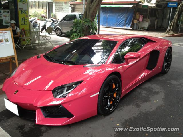 Lamborghini Aventador spotted in Taipei, Taiwan