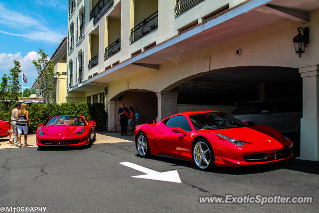 Ferrari 458 Italia spotted in Greenwich, Connecticut