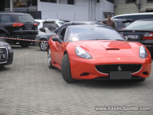 Ferrari California spotted in Jakarta, Indonesia