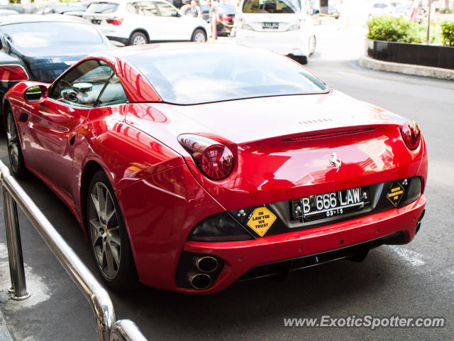 Ferrari California spotted in Jakarta, Indonesia