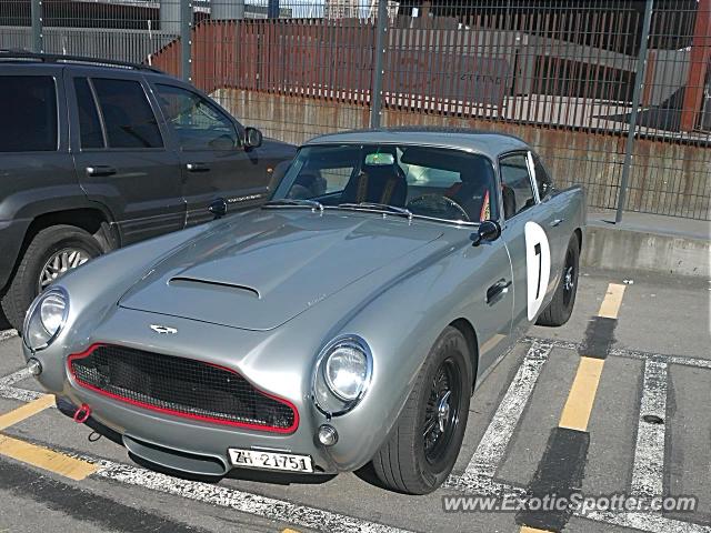 Aston Martin DB5 spotted in Zurich, Switzerland