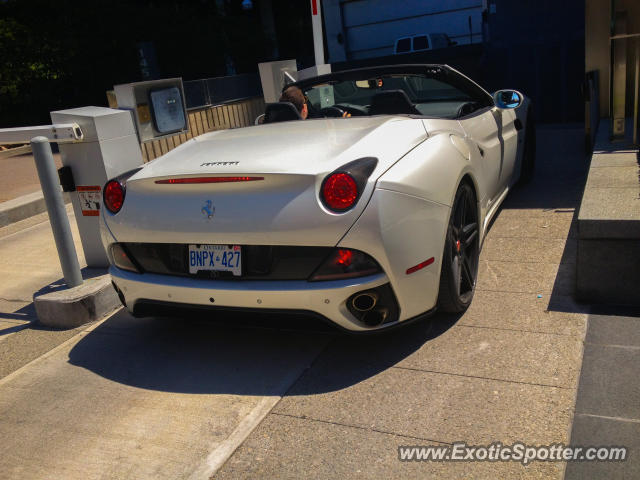 Ferrari California spotted in Toronto, Canada