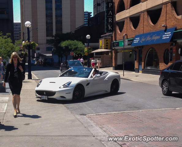 Ferrari California spotted in Toronto, Canada