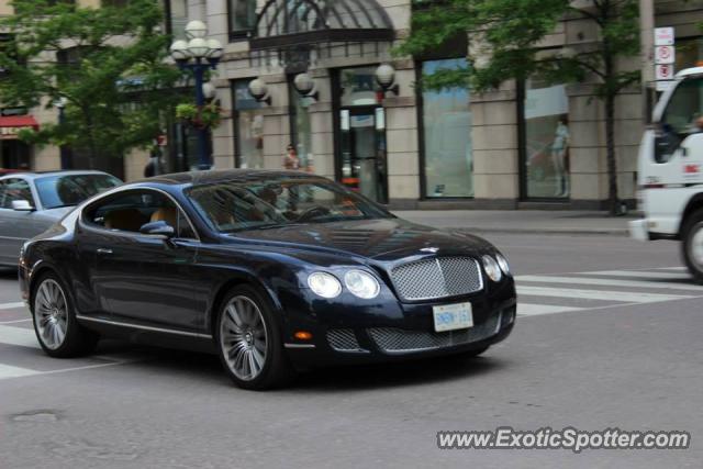 Bentley Continental spotted in Toronto, Canada