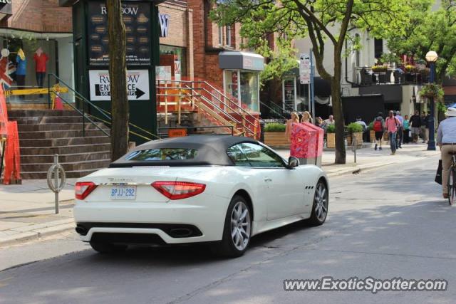 Maserati GranCabrio spotted in Toronto, Canada