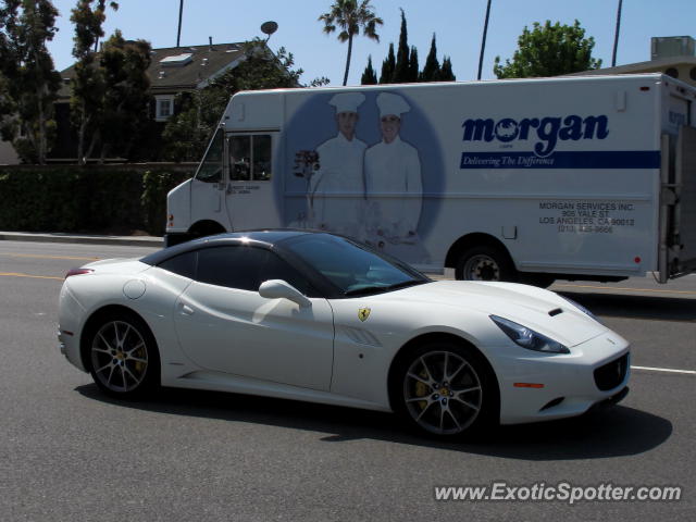 Ferrari California spotted in Newport Beach, California