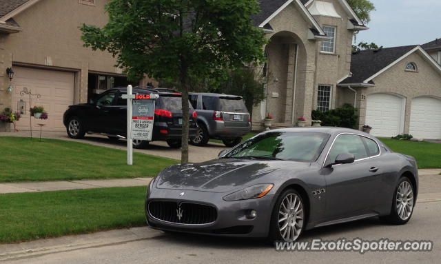 Maserati GranTurismo spotted in London Ontario, Canada