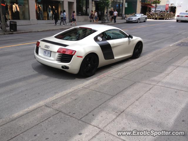 Audi R8 spotted in Montreal, Canada