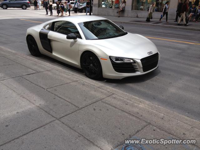 Audi R8 spotted in Montreal, Canada