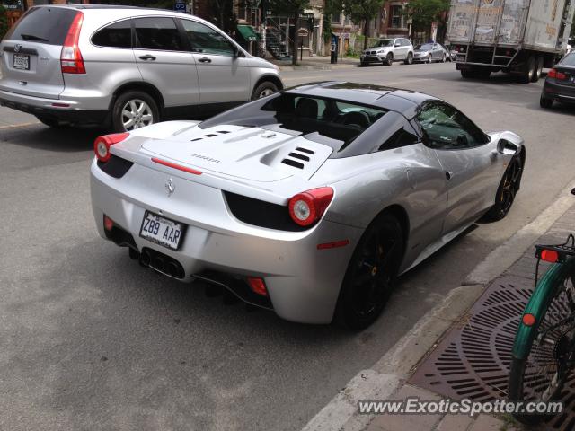 Ferrari 458 Italia spotted in Montreal, Canada