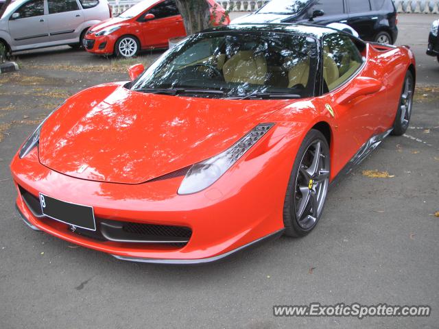 Ferrari 458 Italia spotted in Jakarta, Indonesia