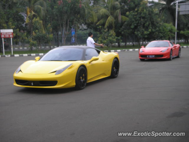 Ferrari 458 Italia spotted in Jakarta, Indonesia