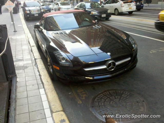 Mercedes SLS AMG spotted in San Francisco, California