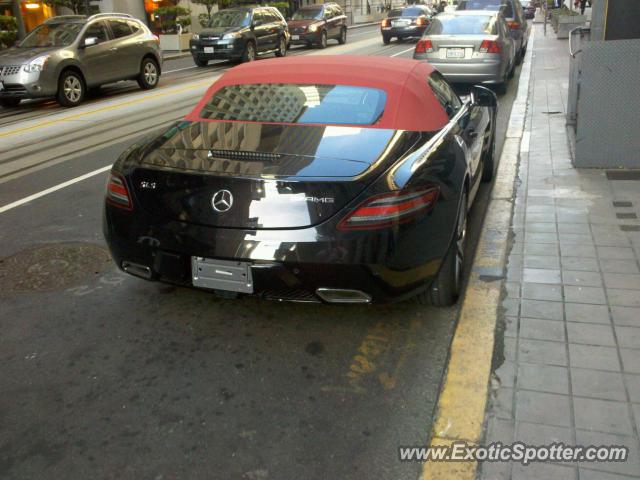 Mercedes SLS AMG spotted in San Francisco, California