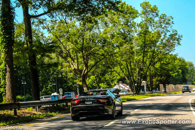 Maserati GranCabrio spotted in Greenwich, Connecticut