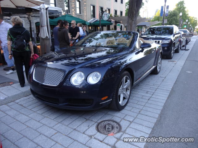 Bentley Continental spotted in Québec, Canada