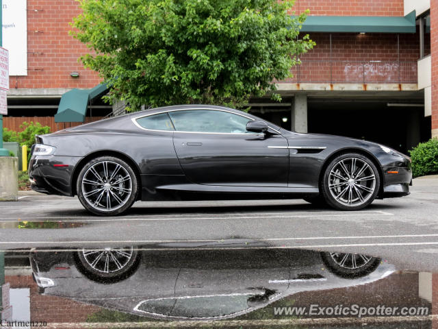 Aston Martin Virage spotted in Edgewater, New Jersey