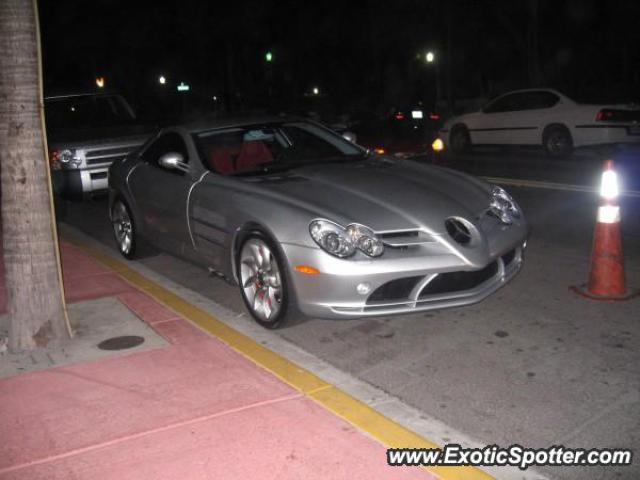 Mercedes SLR spotted in Miami, Florida