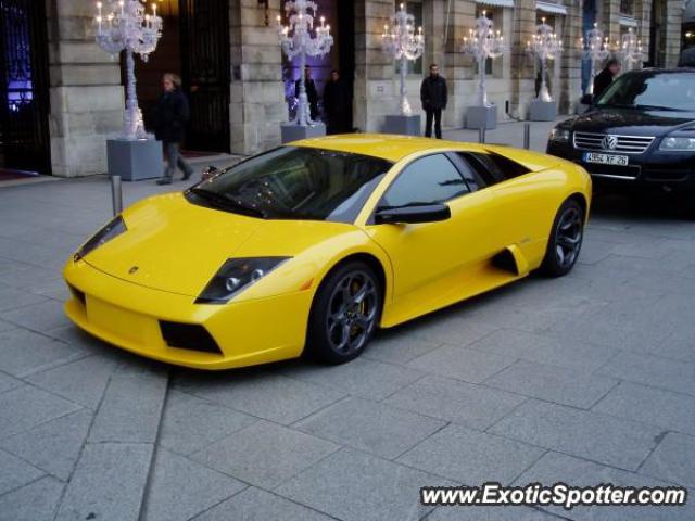 Lamborghini Murcielago spotted in Paris, France