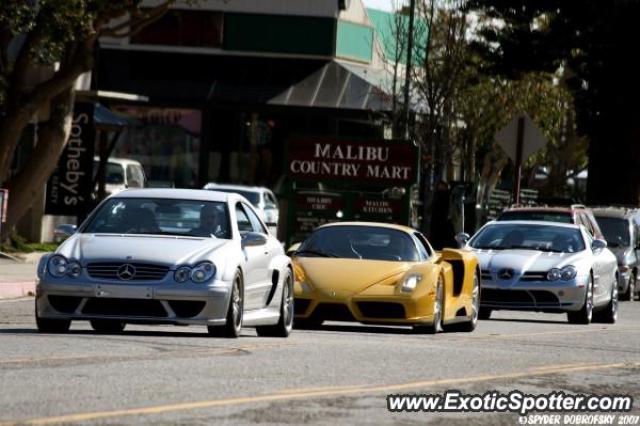 Ferrari Enzo spotted in Malibu, California