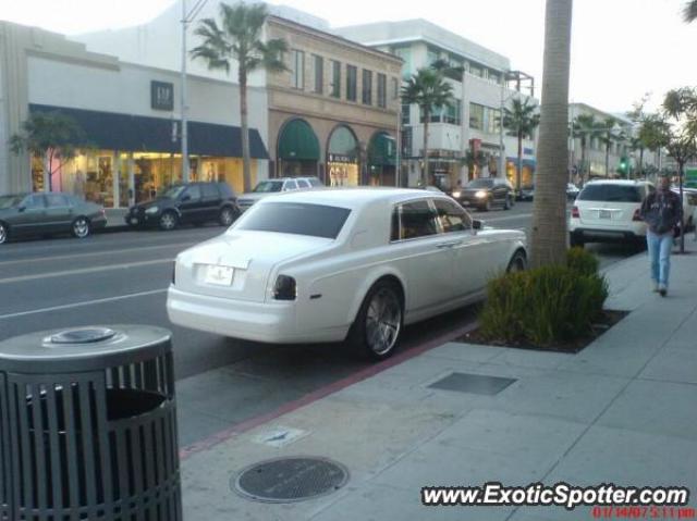 Rolls Royce Phantom spotted in Beverly Hills, California