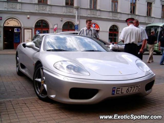 Ferrari 360 Modena spotted in Lodz, Poland