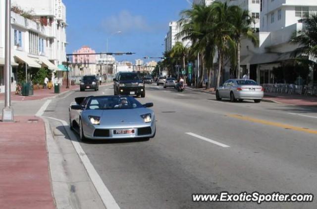 Lamborghini Murcielago spotted in Miami, Florida