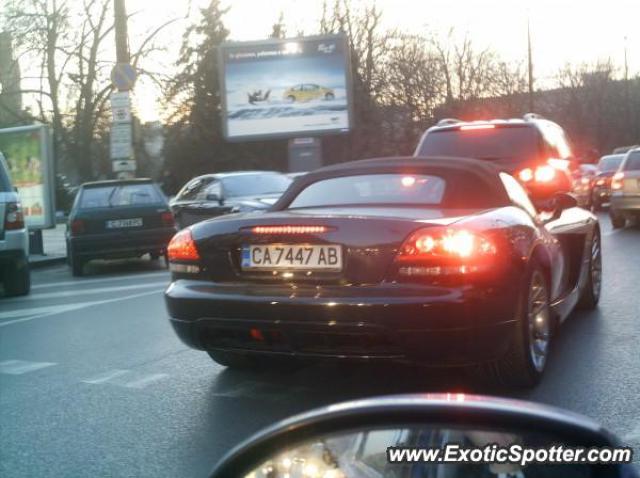 Dodge Viper spotted in Sofia, Bulgaria