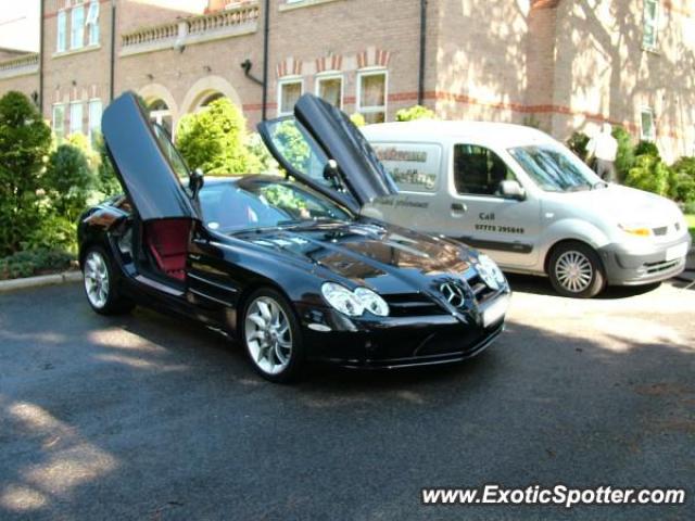 Mercedes SLR spotted in Manchester, United Kingdom