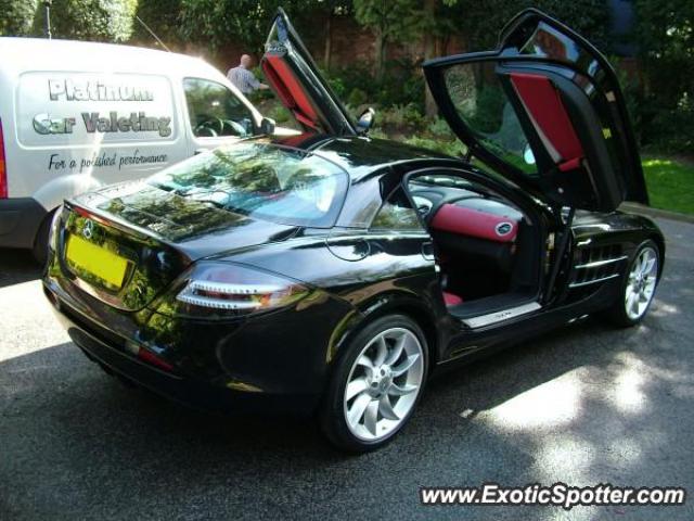 Mercedes SLR spotted in Manchester, United Kingdom