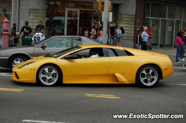 Lamborghini Murcielago spotted in Bronx, New York