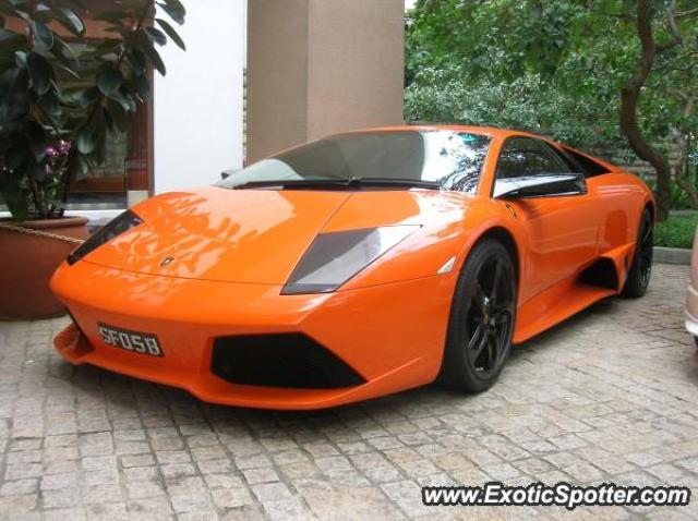 Lamborghini Murcielago spotted in Orchard, Singapore