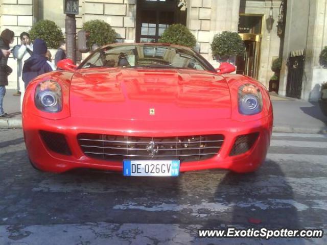 Ferrari 599GTB spotted in Paris, France