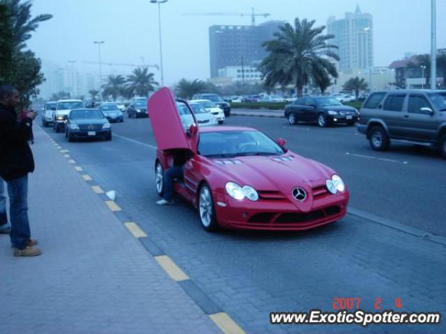 Mercedes SLR spotted in Kuwait City, Kuwait