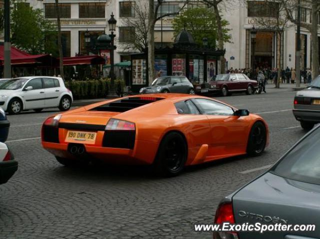 Lamborghini Murcielago spotted in Paris, France