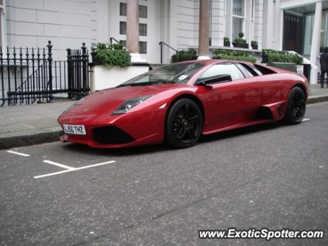 Lamborghini Murcielago spotted in London, United Kingdom