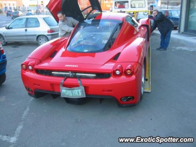 Ferrari Enzo spotted in Maranello, Italy