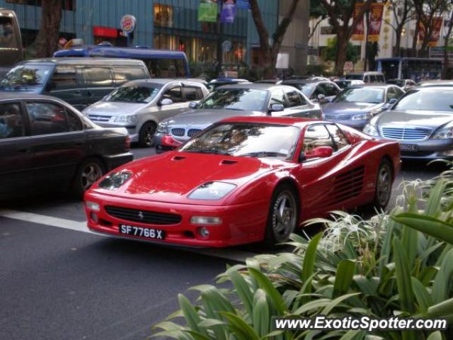 Ferrari Testarossa spotted in Orchard Rd, Singapore