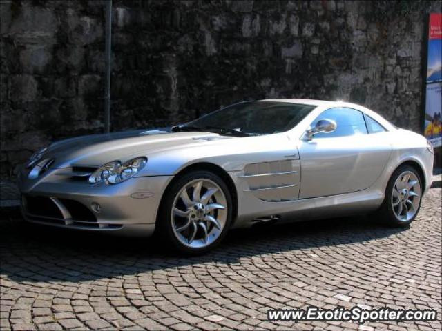 Mercedes SLR spotted in Paris, France