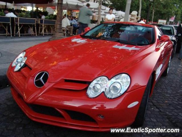 Mercedes SLR spotted in Paris, France