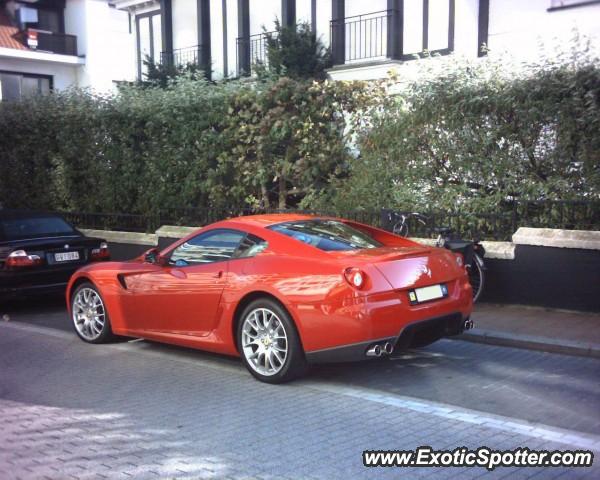 Ferrari 599GTB spotted in Knokke, Belgium