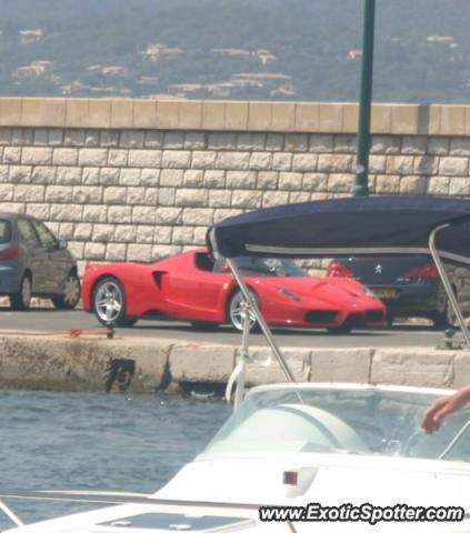 Ferrari Enzo spotted in Saint Tropez, France