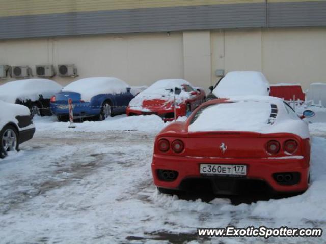 Ferrari 360 Modena spotted in Moscow, Russia