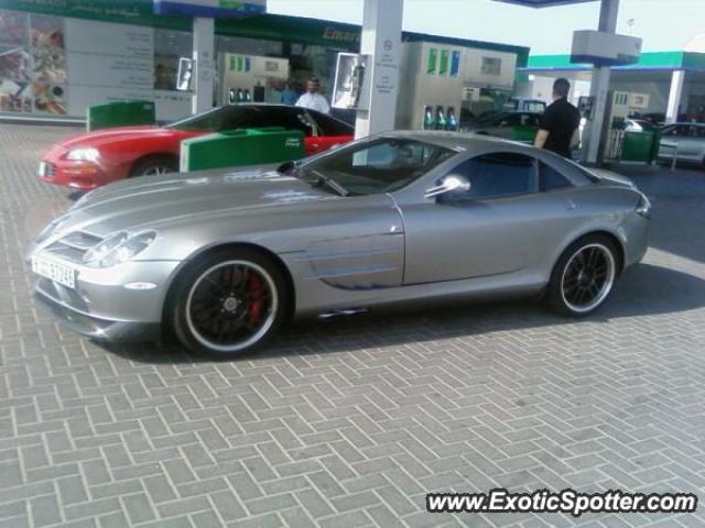 Mercedes SLR spotted in Dubai, United Arab Emirates