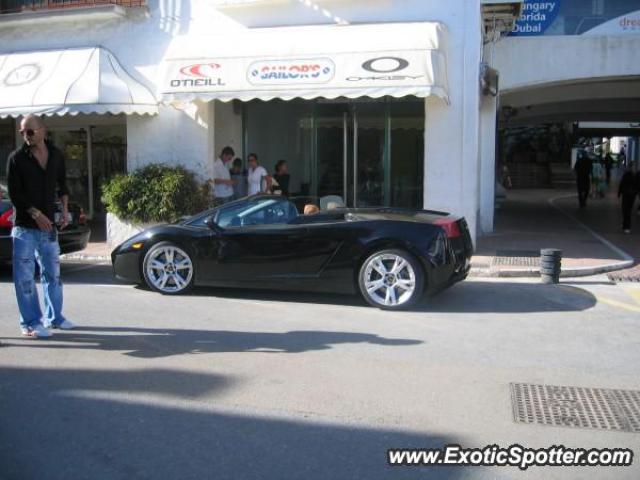 Lamborghini Gallardo spotted in Puerto Banus, Spain