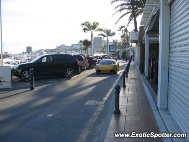 Lamborghini Gallardo spotted in Puerto Banus, Spain