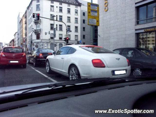 Bentley Continental spotted in Frankfurt, Germany