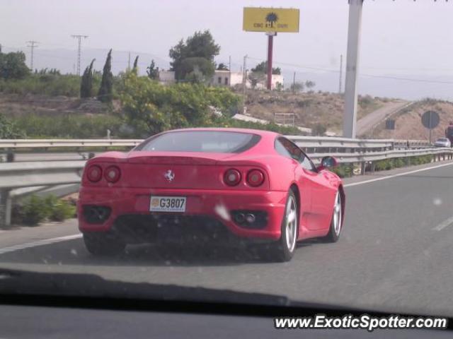 Ferrari 360 Modena spotted in Murcia, Spain