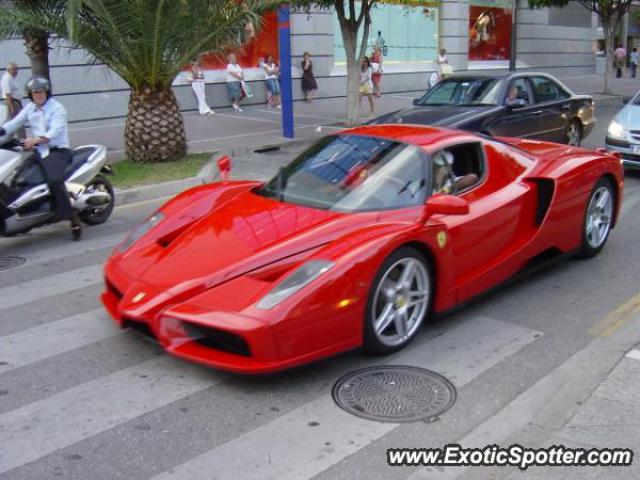 Ferrari Enzo spotted in Puerto banus, Spain